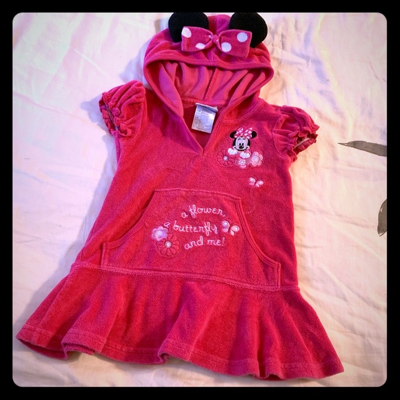 minnie mouse beach cover up